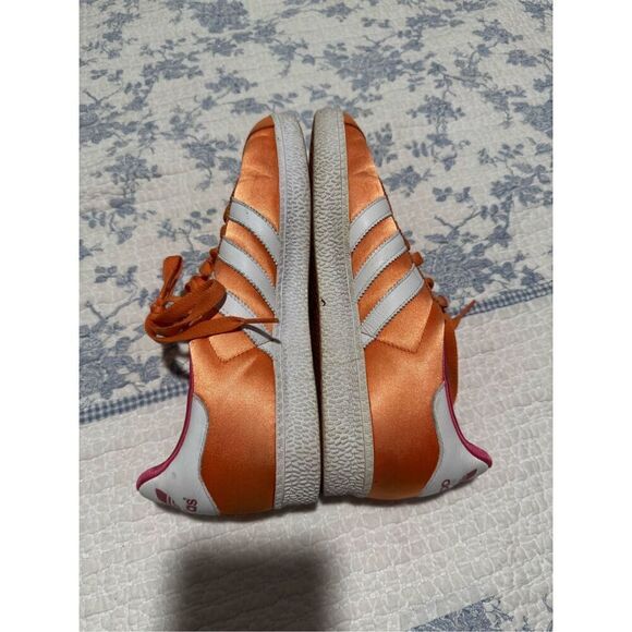 Adidas Gazelle Orange trainers leather 8 1/2 - Picture 9 of 12